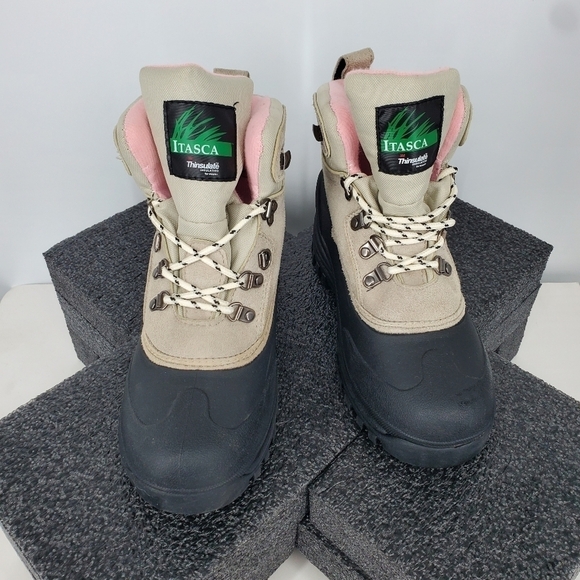 Itasca Shoes Women's 7 Thinsulate  Hiking Snow Boots 3M Insulated Outdoors - Picture 14 of 14